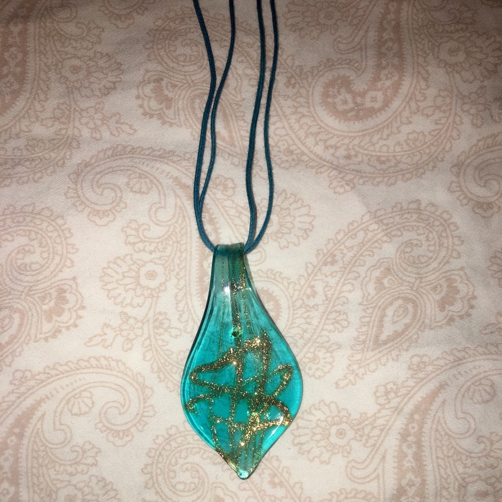❗️HAND BLOWN GLASS NECKLACE 💥